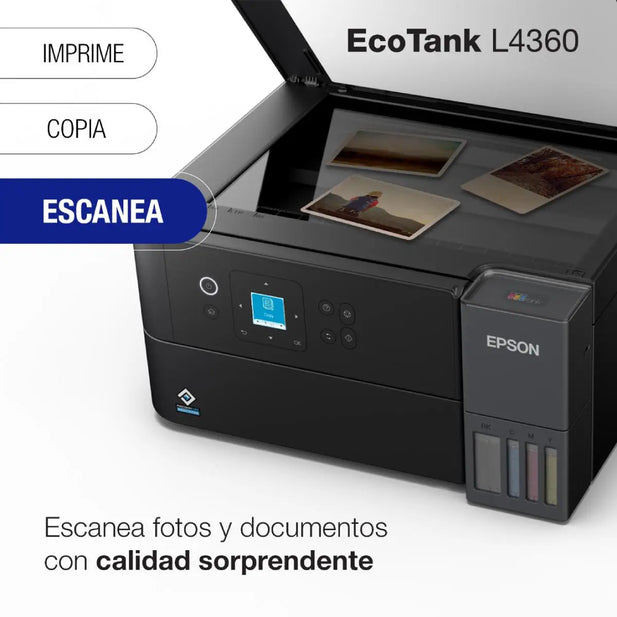 Impresora Epson Ecotank L4360 Multifunción 3/1 Duplex Wi-Fi