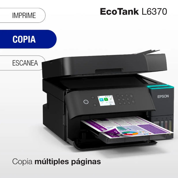 Impresora Epson Ecotank L6370 Multifuncional Wifi
