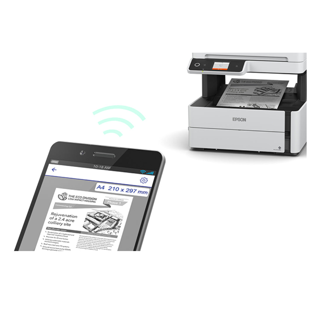 Impresora Multifuncional Epson EcoTank M3180 Monocromatica