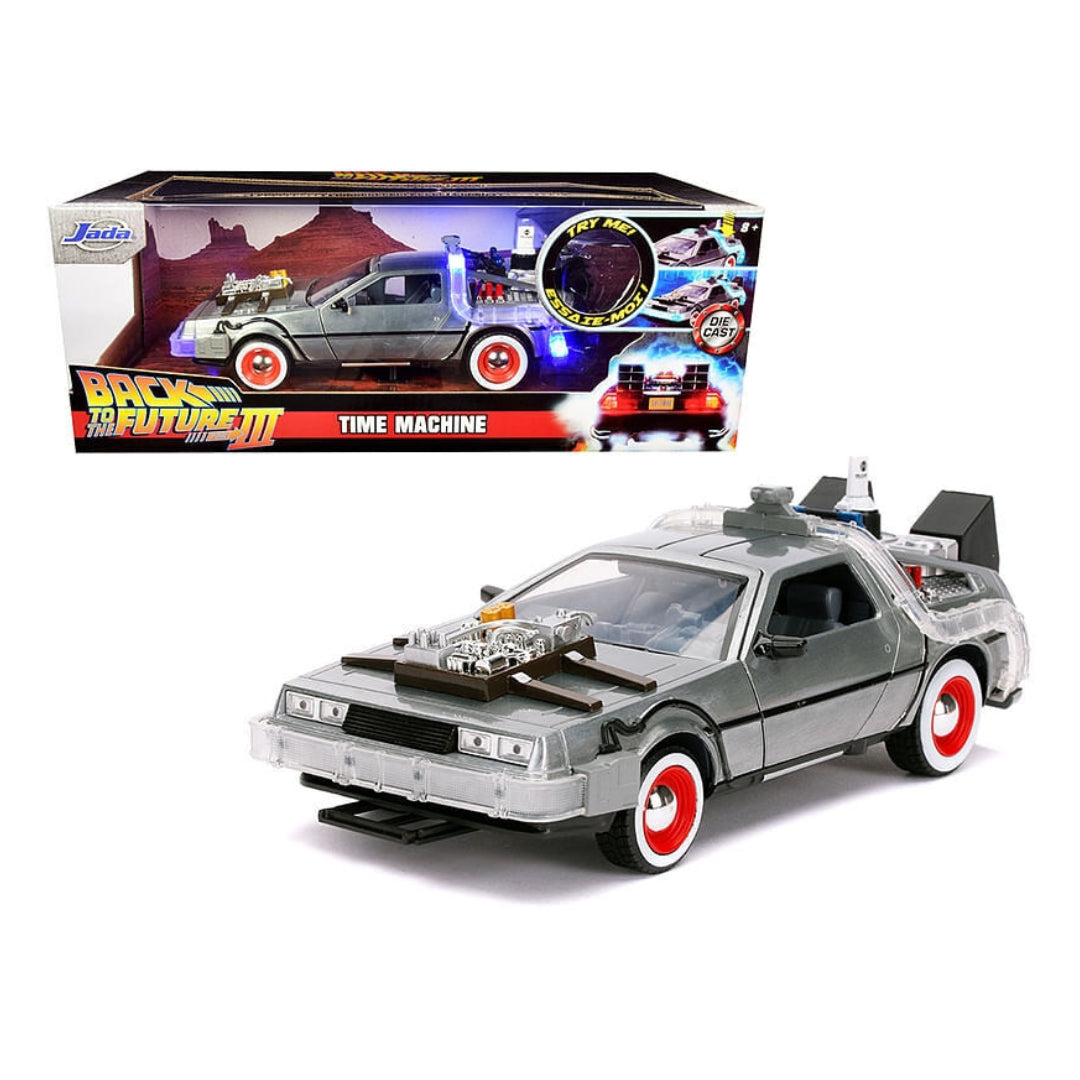 Auto a Escala Delorean Volver al Futuro 3 1:24 JADA 32166