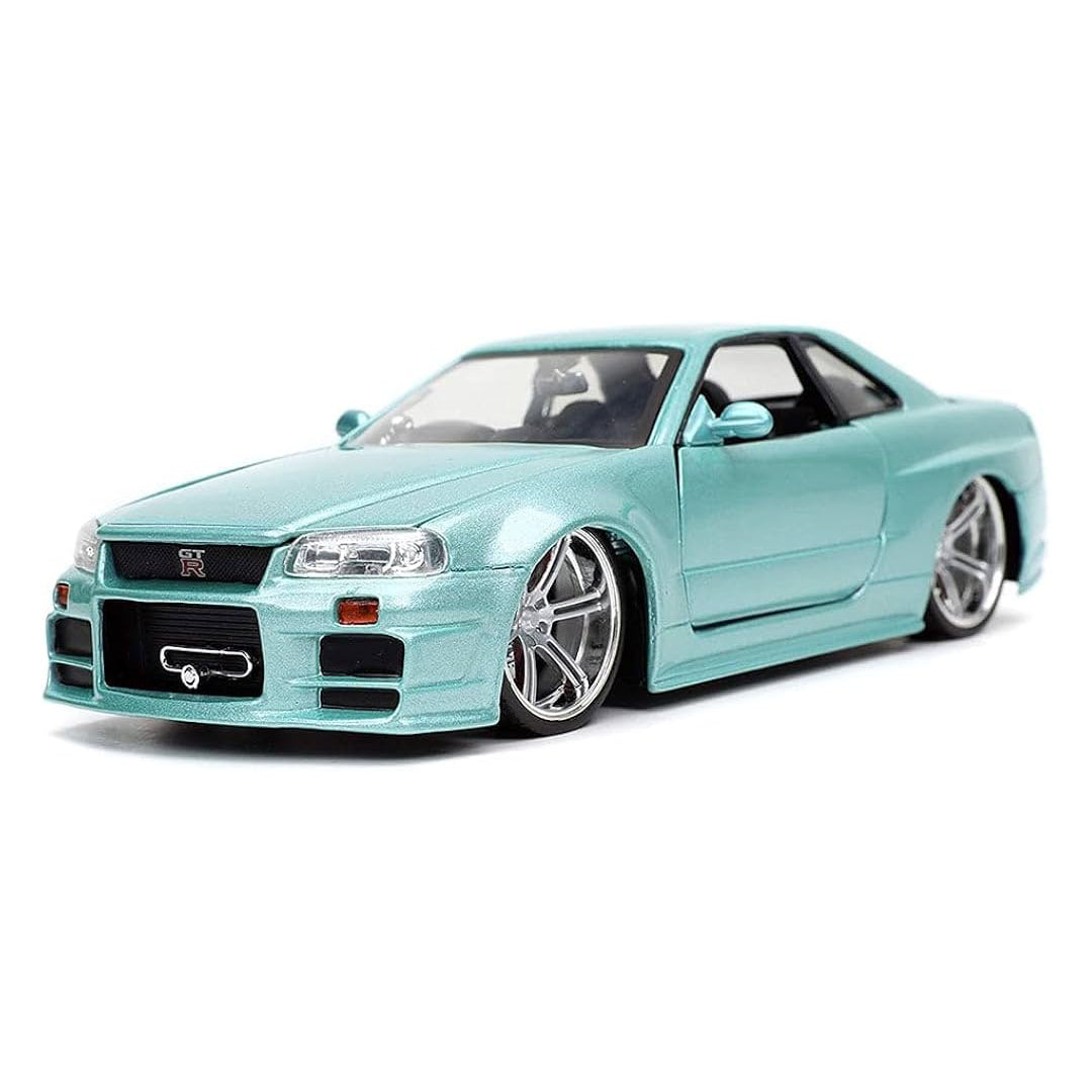 Auto a Escala Rapido y Furioso Brian's Nissan Skyline GT-R (R34) 1:24 JADA 32608