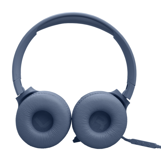 Audífonos JBL Tune 520C USB-C Azul On-Ear Con Cable Hi-Res 10-40kHz Pure Bass