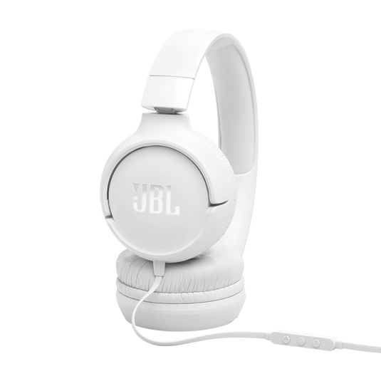 Audífonos JBL Tune 520C USB-C Blanco On-Ear Con Cable Hi-Res 10-40kHz Pure Bass