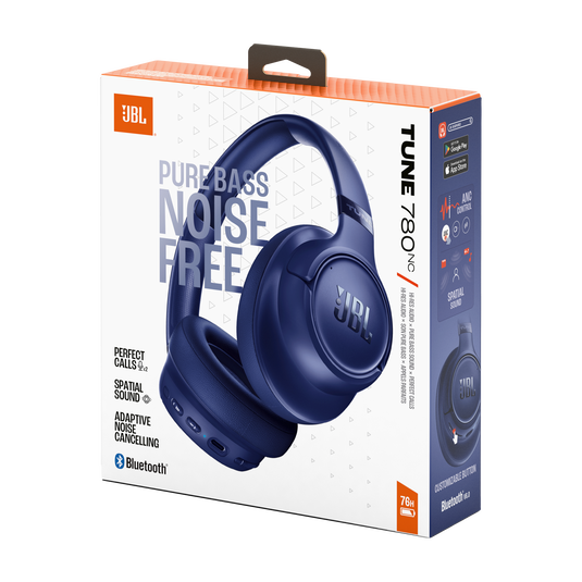 Audífonos JBL Tune 780NC Azul Over-Ear ANC 76h Spatial Sound Plegable