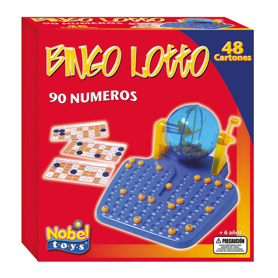 JUEGO DE BINGO LOTTO NOBEL TOYS