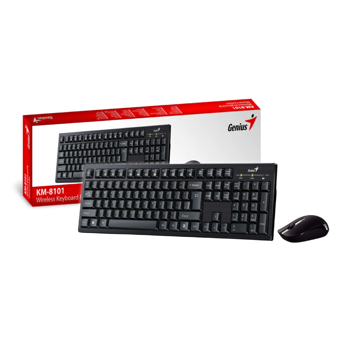 KIT INALAMBRICO TECLADO + MOUSE FN KEYS KM-8101 GENIUS