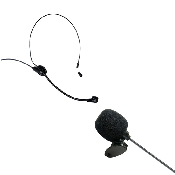 KIT MICROFONOS UHF MANO LAVALIER Y CINTILLO 400D SKP