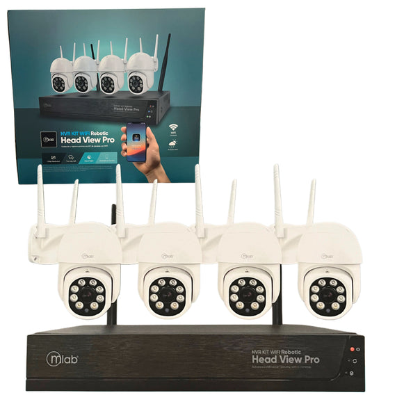KIT NVR + CAMARAS ROBOTIC HEAD VIEW PRO MLAB 9466