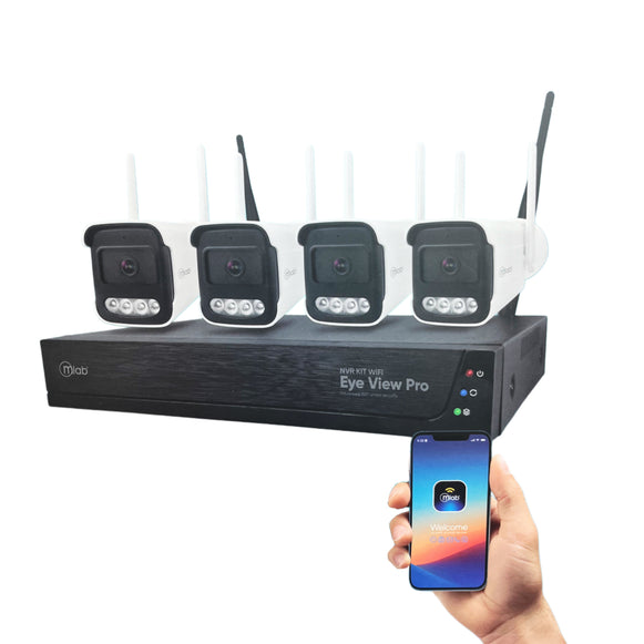 KIT NVR + CAMARAS WIFI EYE VIEW PRO MLAB 9465