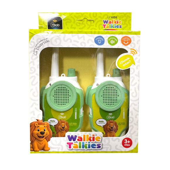 KIT RADIOS WALKIE TALKIES LIL KIDS 1 CANAL MLAB 9650