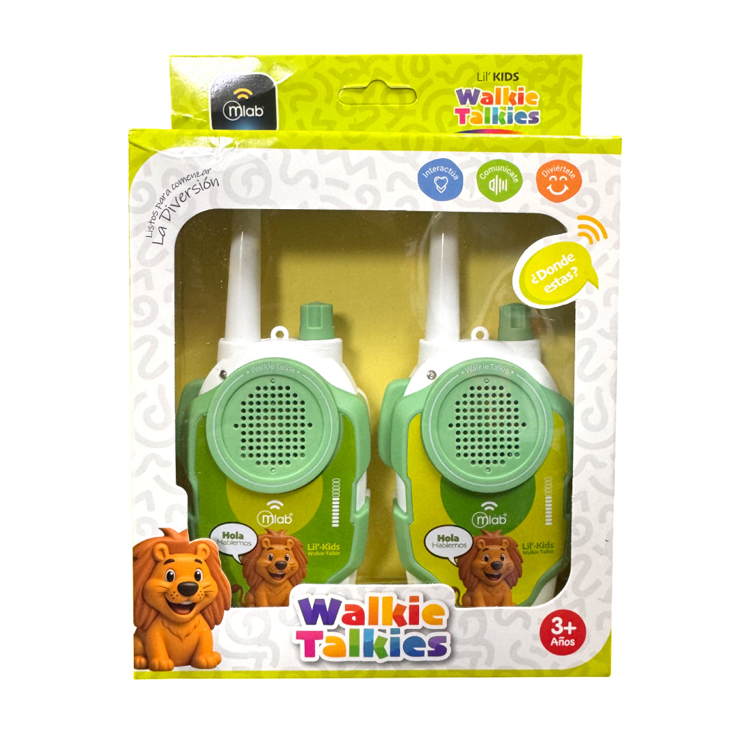 KIT RADIOS WALKIE TALKIES LIL KIDS 1 CANAL MLAB 9650