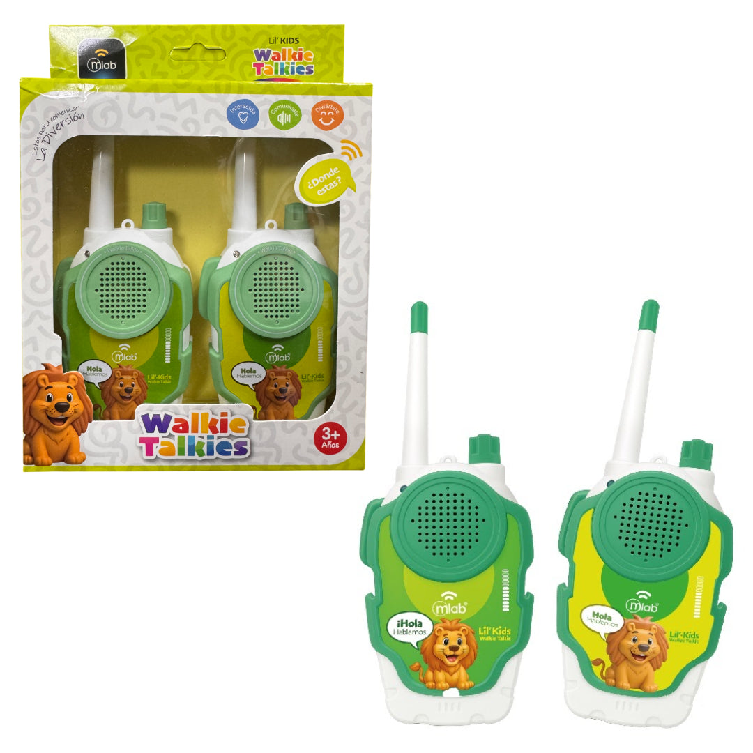 KIT RADIOS WALKIE TALKIES LIL KIDS 1 CANAL MLAB 9650