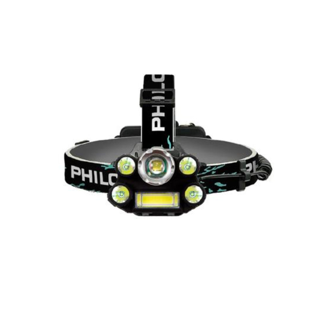 LINTERNA DE CABEZA CINTILLO LED 6 FOCOS PHILCO 59135