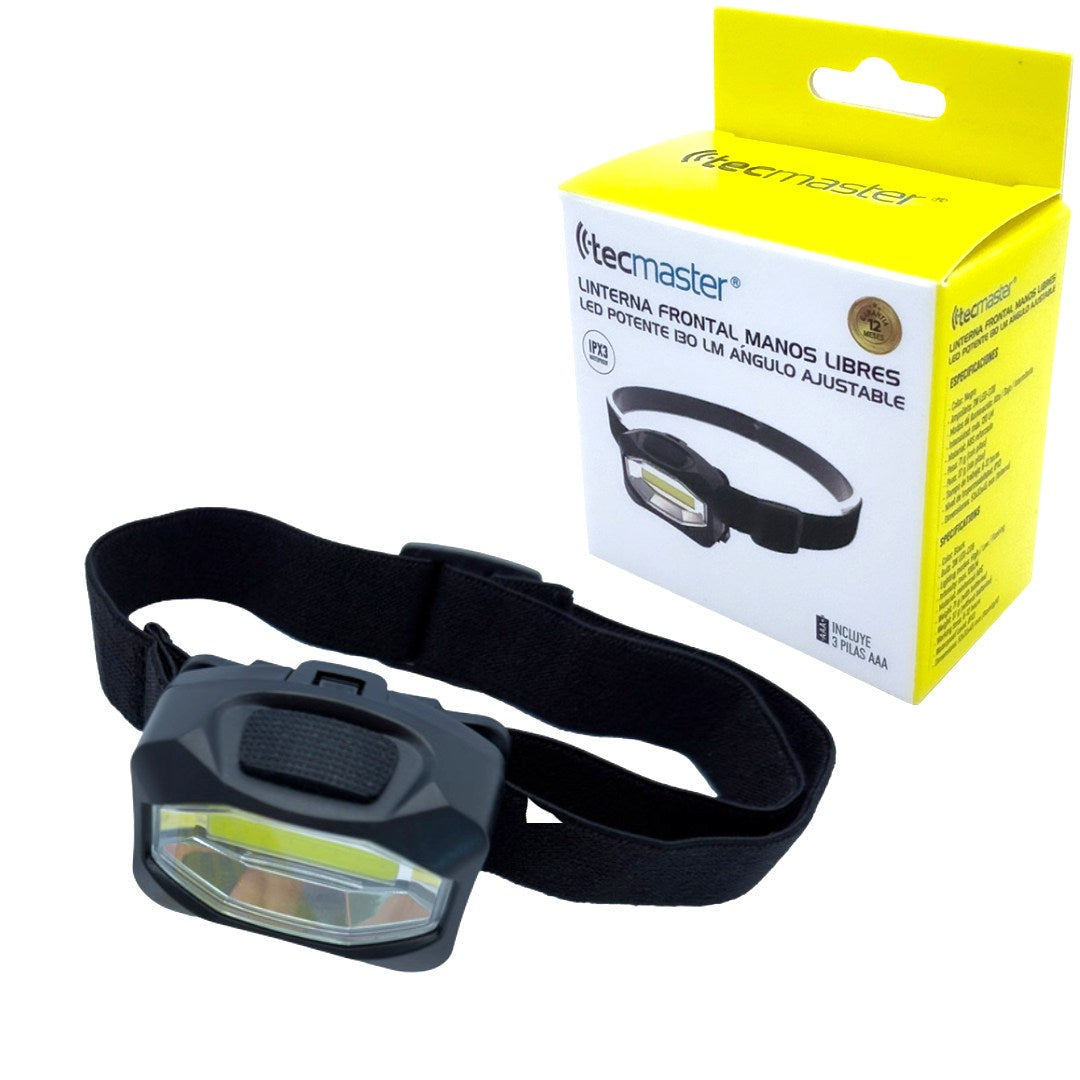 LINTERNA LED CINTILLO TECMASTER TM-800104