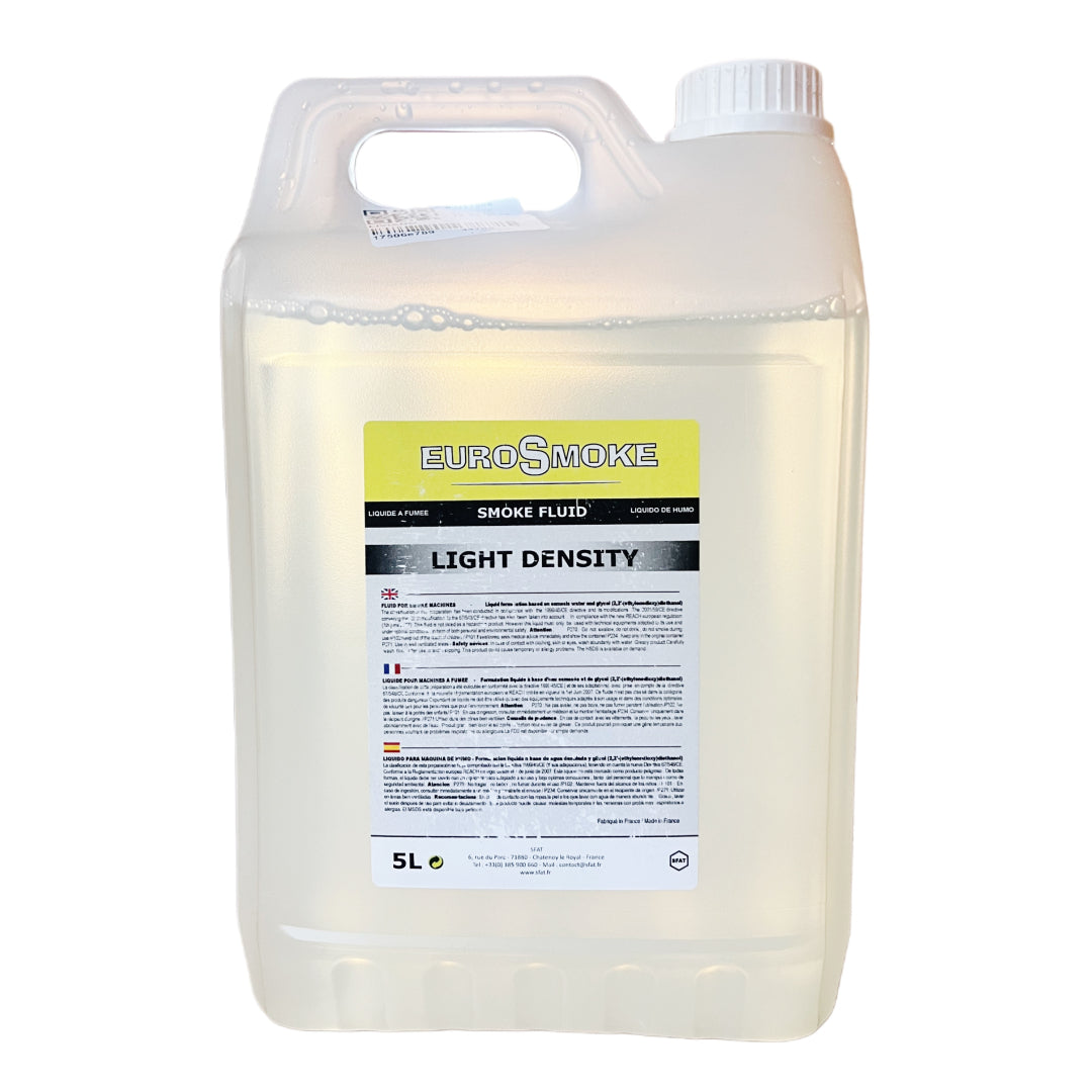 LIQUIDO PARA MAQUINA DE HUMO BAJA DENSIDAD 5L EUROSMOKE 17506