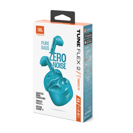Audífonos JBL Tune Flex 2 Blue TWS ANC 48h IP54 Multipunto