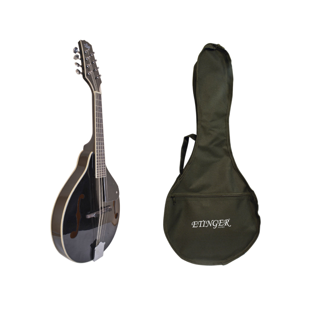 MANDOLINA 8 CUERDAS C/FUNDA NEGRA ETINGER SCH-100/BK