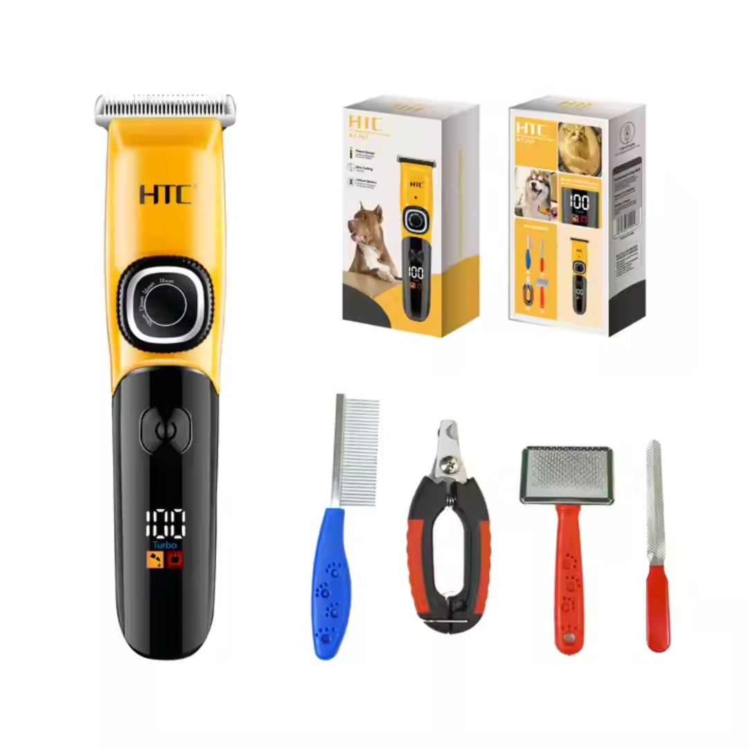 MAQUINA CORTAPELOS PARA MASCOTAS RECARGABLE HTC AT-767