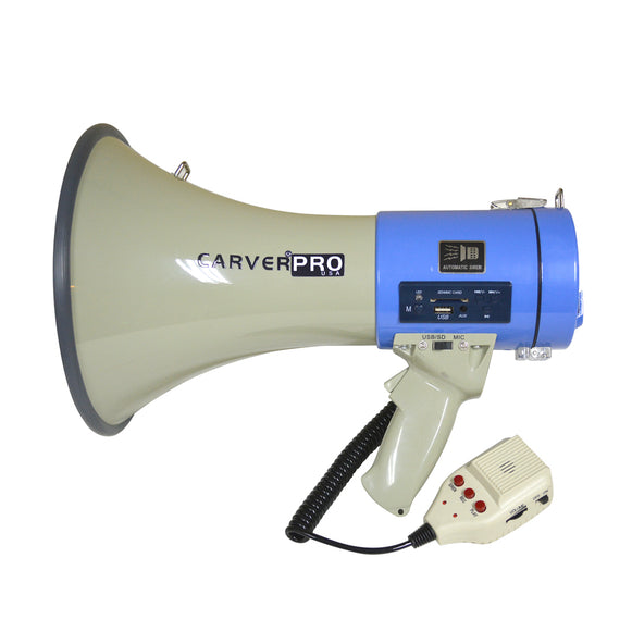 MEGAFONO 50W HI-POWER GRAB-USB-BT CARVER PRO MGC-50