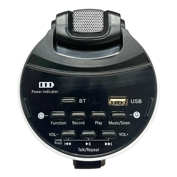 MEGAFONO 50W RECARGABLE + MICROFONO TECNOLAB TL852