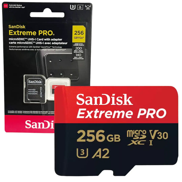 MEMORIA MICRO SD 256GB EXTREME PRO SANDISK