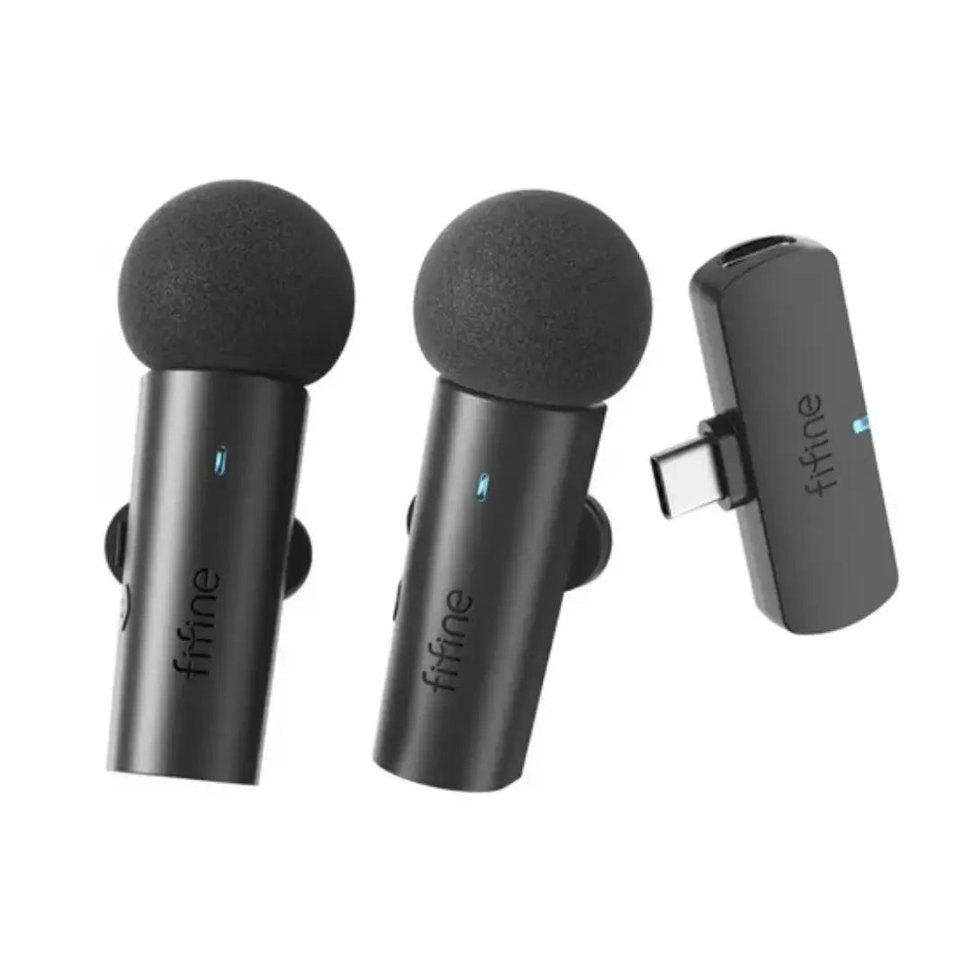 MICROFONO INALAMBRICO DOBLE LAVALIER TIPO-C M8 FIFINE