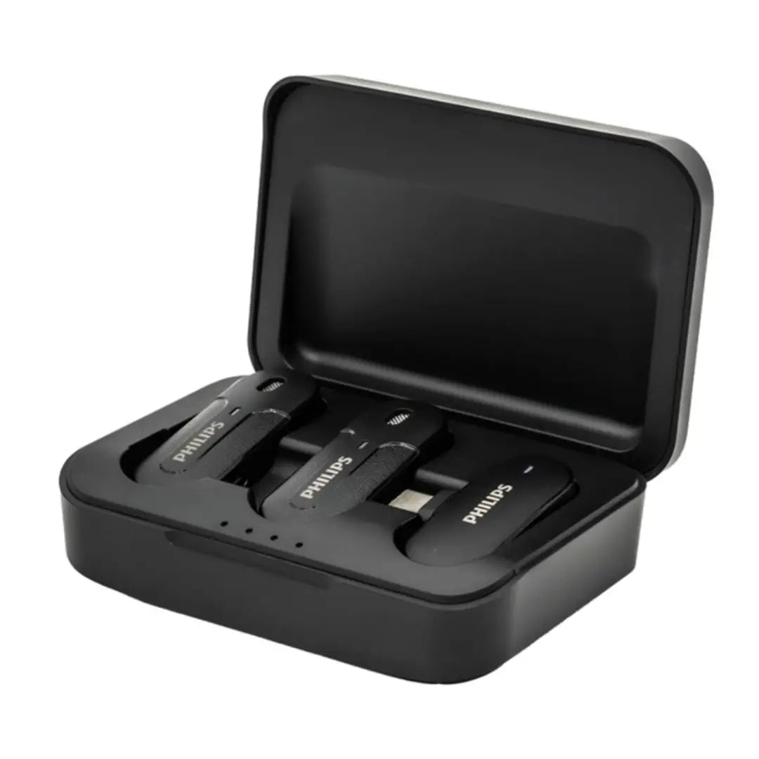 MICROFONO INALAMBRICO DOBLE LAVALIER TIPO-C PHILIPS DLM9002C