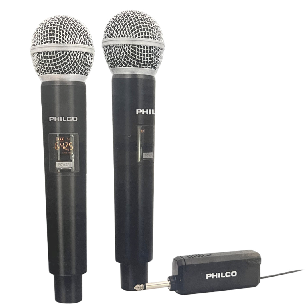 MICROFONO INAL DOBLE PRO UHF PHILCO WU519