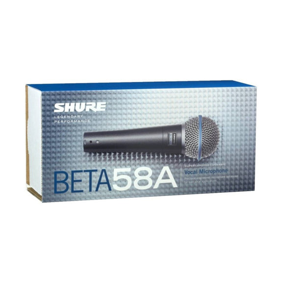 MICROFONO VOCAL SUPERCARDIOIDE BETA 58A SHURE