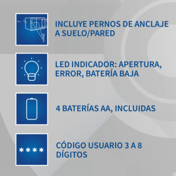 MINI CAJA DE SEGURIDAD 4.2 LTS ODIS