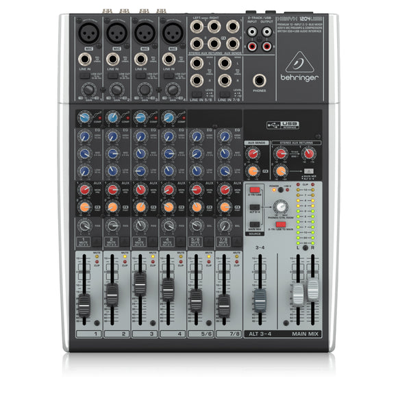 MIXER 8CH ANALOGO/USB XENYX 1204USB BEHRINGER