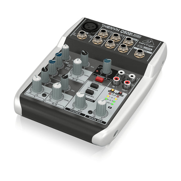 MIXER ANALOGO/USB INTERFAZ XENYX Q502USB BEHRINGER