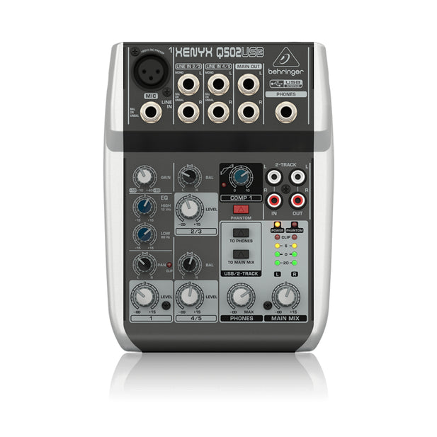 MIXER ANALOGO/USB INTERFAZ XENYX Q502USB BEHRINGER