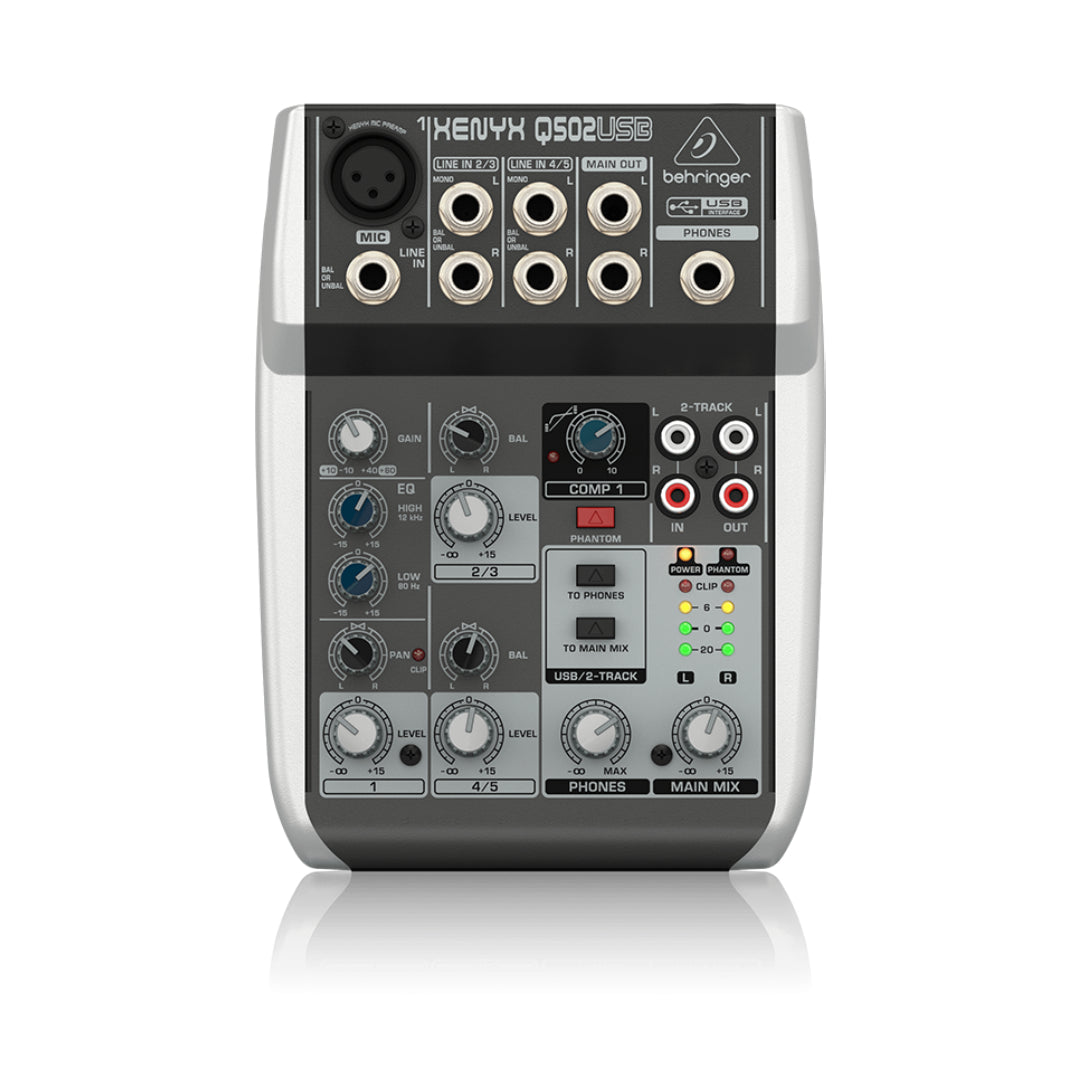 MIXER ANALOGO/USB INTERFAZ XENYX Q502USB BEHRINGER