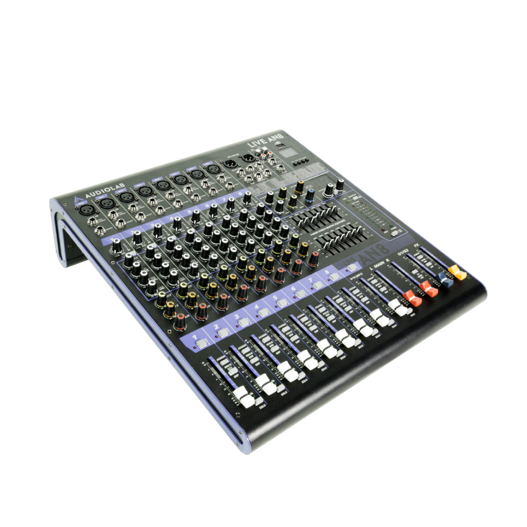MIXER DE 8 CANALES LIVE AN8 AUDIOLAB