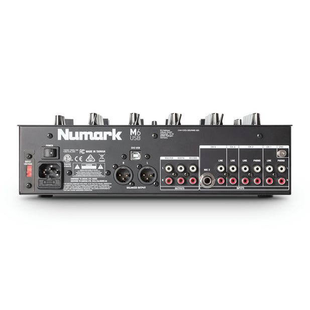 MIXER SCRATCH 4 CANALES DJ M6 USB NUMARK