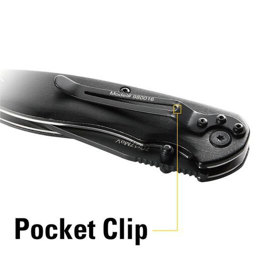 Cuchilla plegable de punta curva Cat 980016