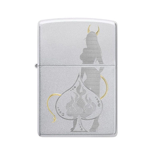 ZIPPO 48658 DEVILISH ACE DESIGN