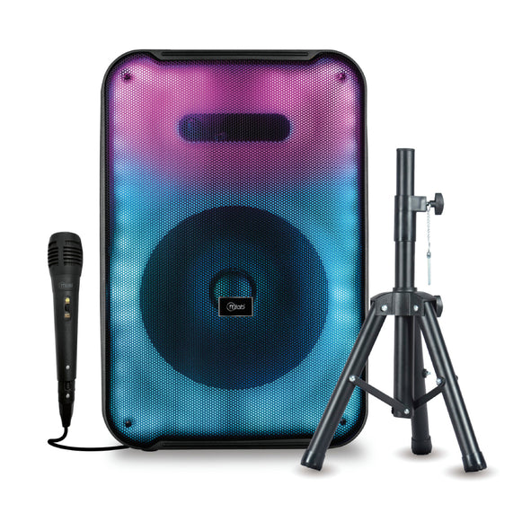 PARLANTE 12" + ATRIL BT RGB FLAMING AMBIGLOW MLAB 9481
