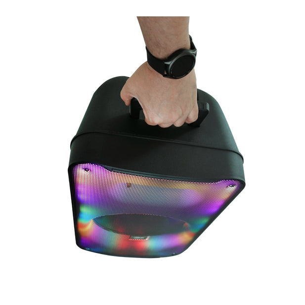 PARLANTE 12" + ATRIL BT RGB FLAMING AMBIGLOW MLAB 9481