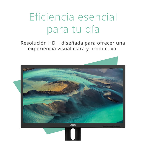 MONITOR 19.5" LCD HDMI/VGA AOC 20E1H
