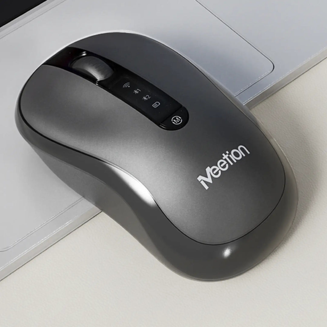 Mouse inalámbrico recargable Meetion BTM185R Bluetooth y 2,4 GHz