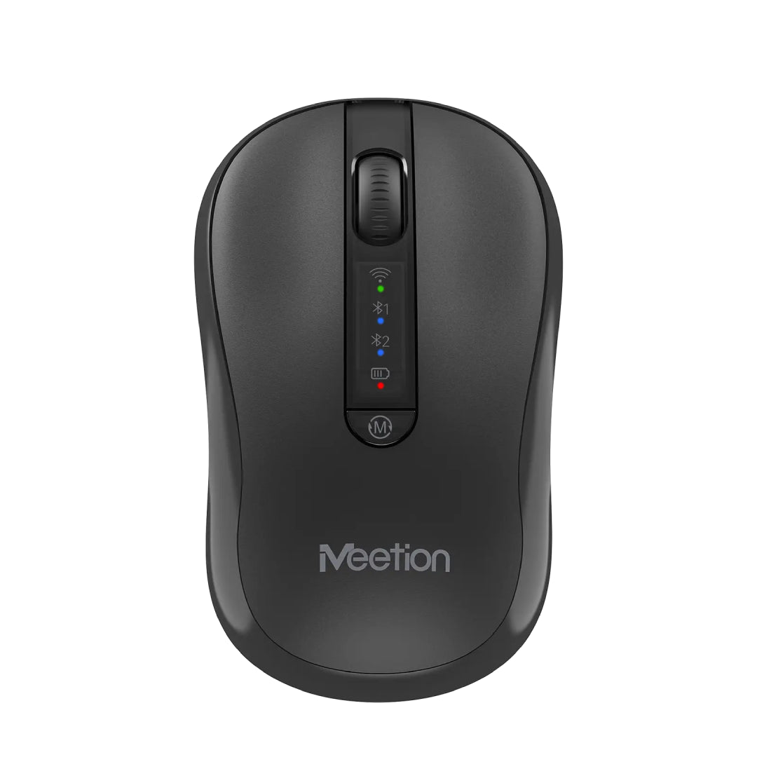 Mouse inalámbrico recargable Meetion BTM185R Bluetooth y 2,4 GHz