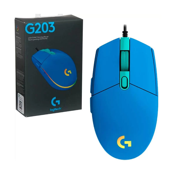 MOUSE GAMER G203 AZUL LOGITECH