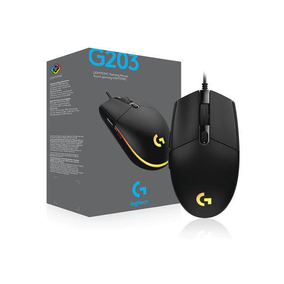 MOUSE GAMER G203 NEGRO LOGITECH