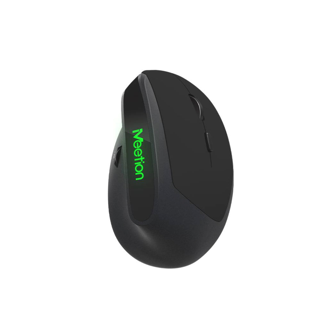 Mouse vertical inalámbrico Meetion R390 recargable USB-C 3200 DPI