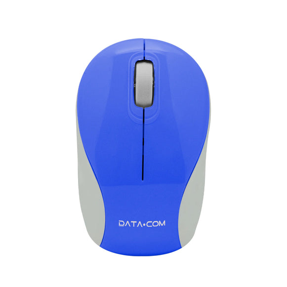 MOUSE MINI INALAMBRICO AZUL DATA.COM 120557