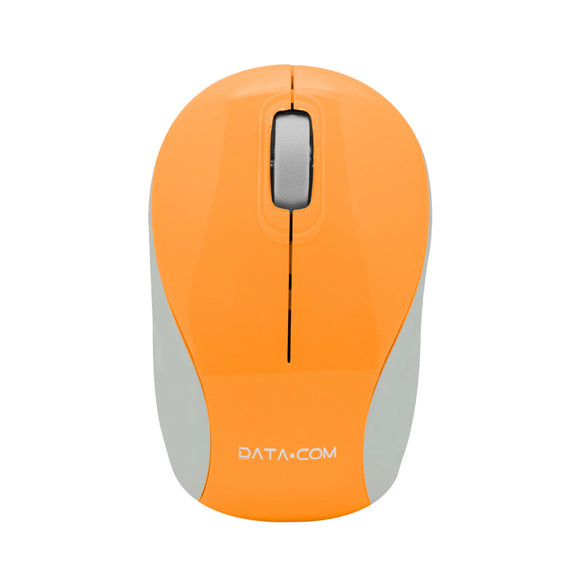 MOUSE MINI INALAMBRICO NARANJA DATA.COM 120554