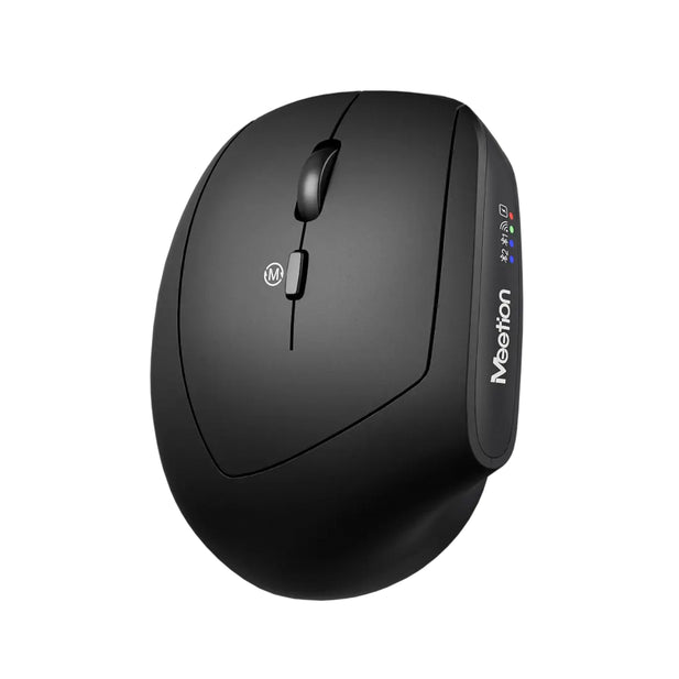 Mouse Vertical Inalámbrico Zurdo Meetion BTM008L Bluetooth/ 2.4G