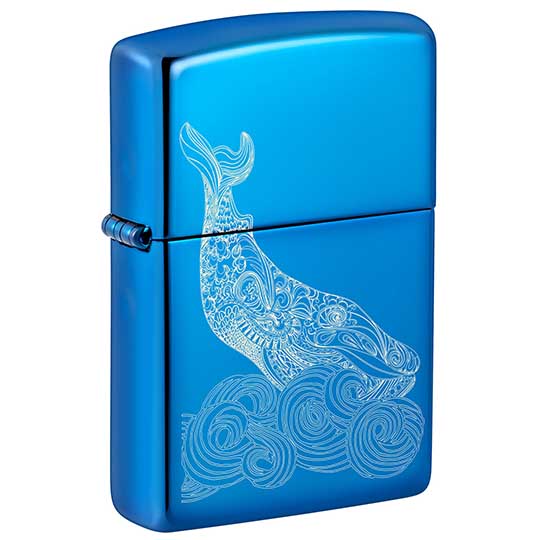 ZIPPO MODELO 20446 WHALE WAVE